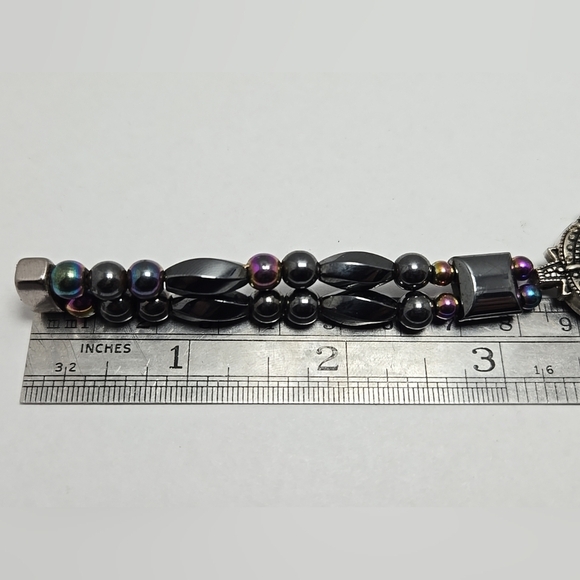 Womens Narmi Watch Silver Tone Chameleon Beads Magnetic Clasp New Battery - Picture 8 of 9